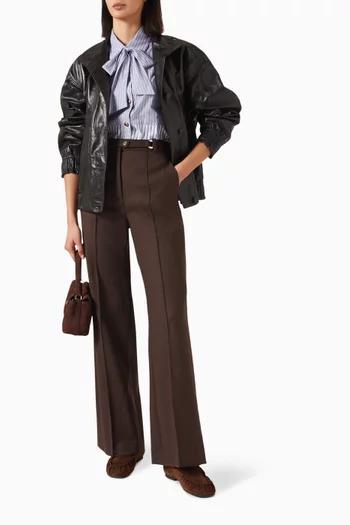Adam Straight-leg Pants in Wool Blend