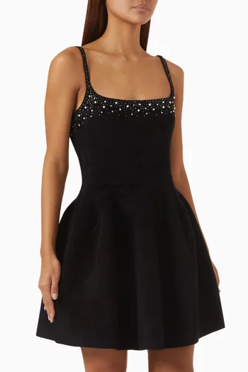 Cosma Rhinestone-embellished Dress