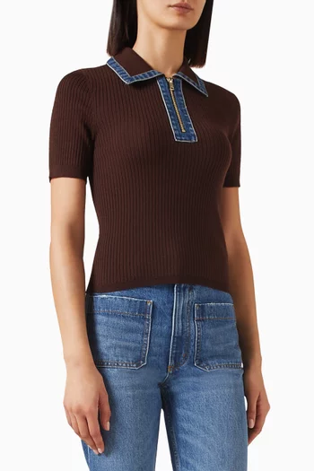 Richmond Knit Polo Sweater