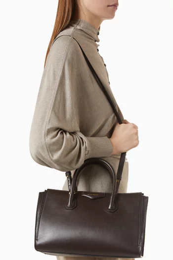 Small Antigona Tote Bag in Leather