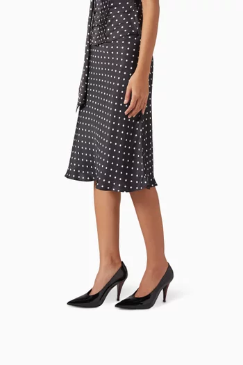 Pointy 95 Pumps in Leather