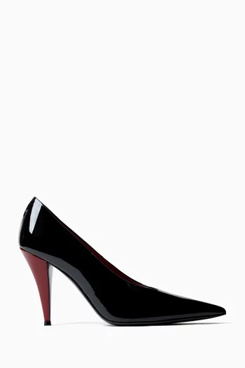 Pointy 95 Pumps in Leather