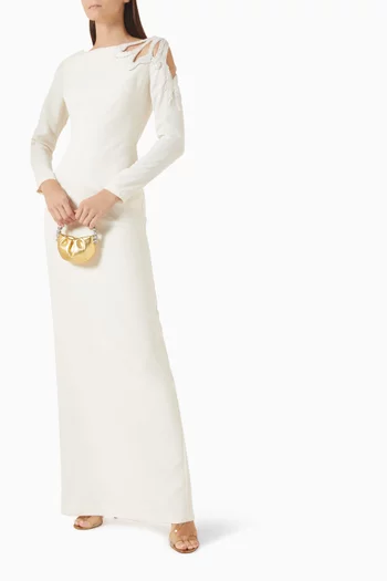 Hivro Gown in Crepe