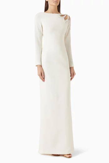 Hivro Gown in Crepe