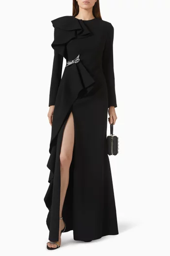 Arcene Gown in Crepe