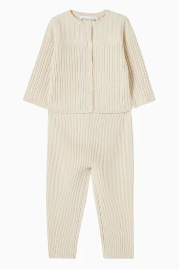 Lavina Top & Trousers Set in Knit