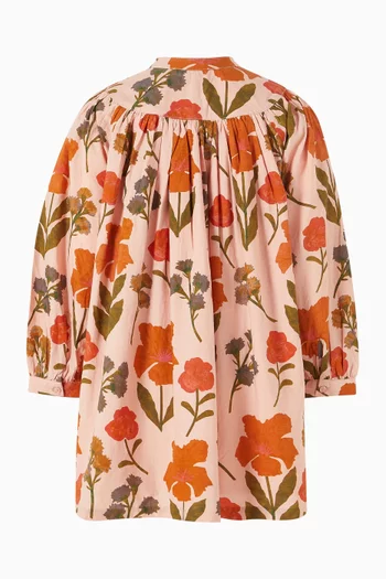 Madwiga Floral Dress in Cotton
