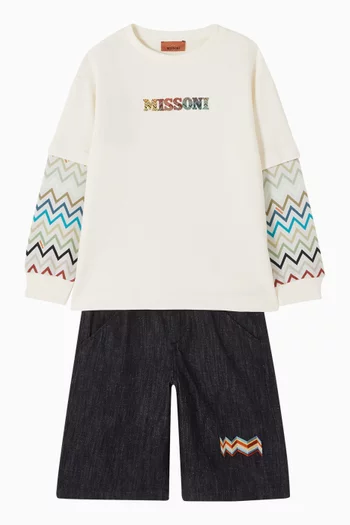 Zigzag Logo Sweatshirt