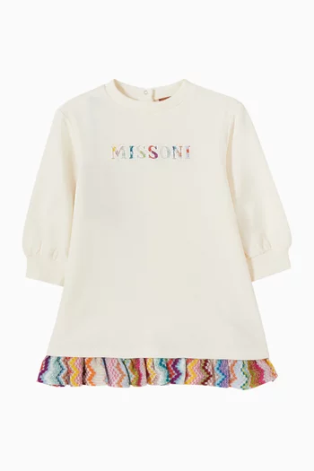 Zigzag Dress in Cotton