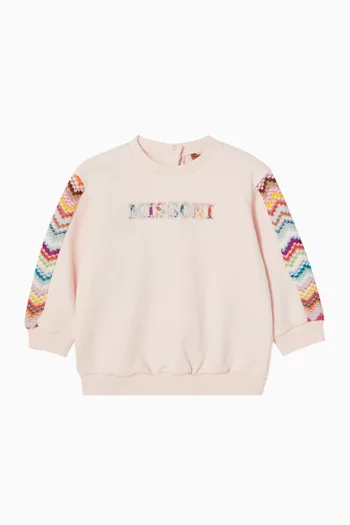 Logo Sweatshirt in Cotton