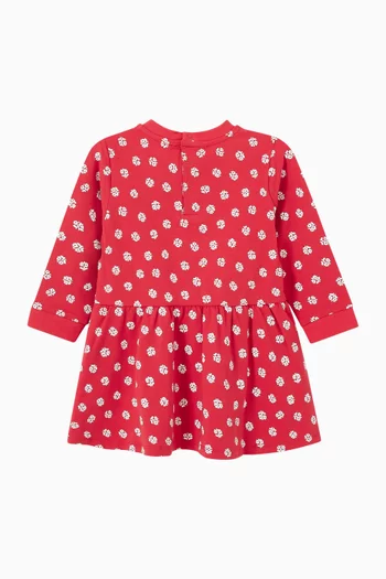 Disty Flower Dress in Jersey