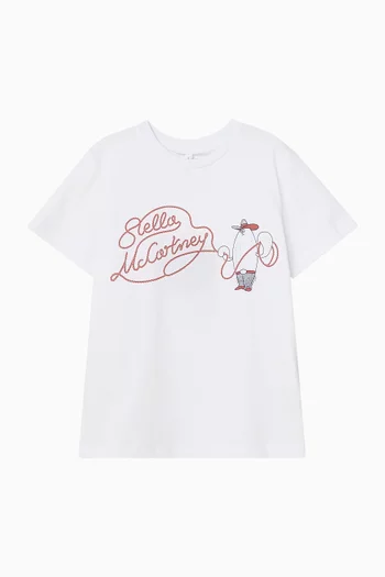 Cowboy Graphic T-Shirt in Cotton