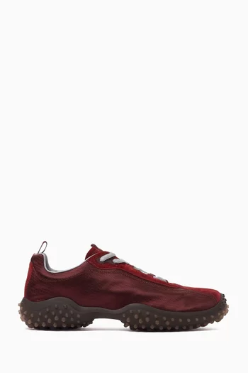 Bubble Sneakers in Technical Fabric & Suede