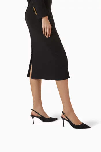 Cardinal 75 New Slingback Pumps in Lace
