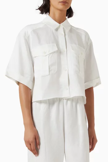 Edith Shirt in Linen Blend