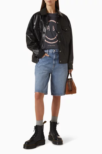 Cade Smiley T-shirt in Cotton