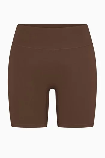 Matte 5" Biker Shorts