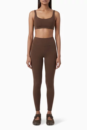 Matte Scoop Neck Bra