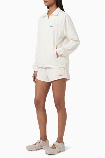 Stretch Nylon Oversized Jacket