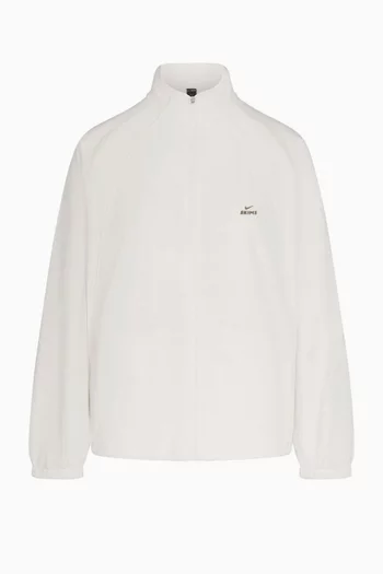 Stretch Nylon Oversized Jacket