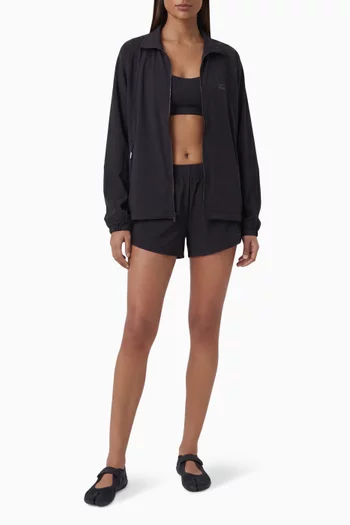 Stretch Nylon Runner Shorts