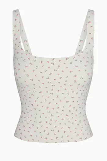 Matte Square Neck Tank