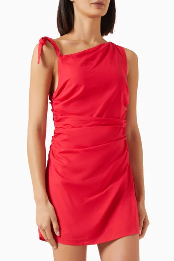 Rhodes Mini Dress in Cotton Blend