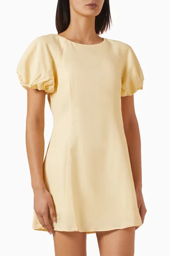Grazia Mini Dress in Cotton Blend