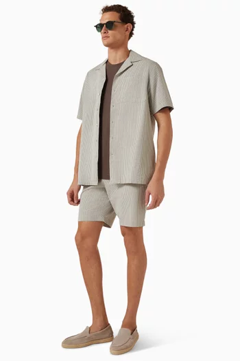 Sereta Shirt in Cotton-seersucker