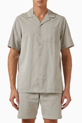 Sereta Shirt in Cotton-seersucker