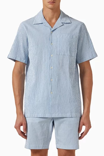 Sereta Shirt in Cotton-seersucker