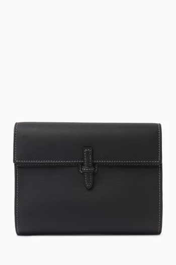 The Small Soft Clutch in Leather