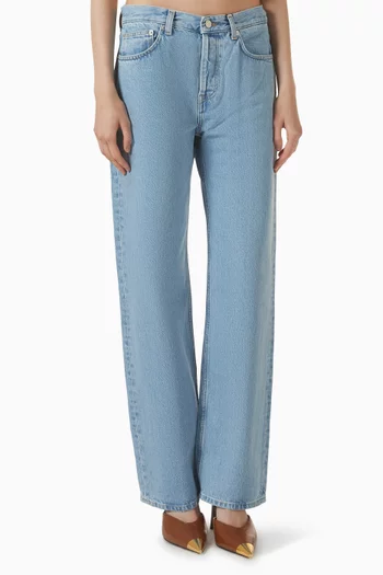 Straight-leg Jeans in Denim