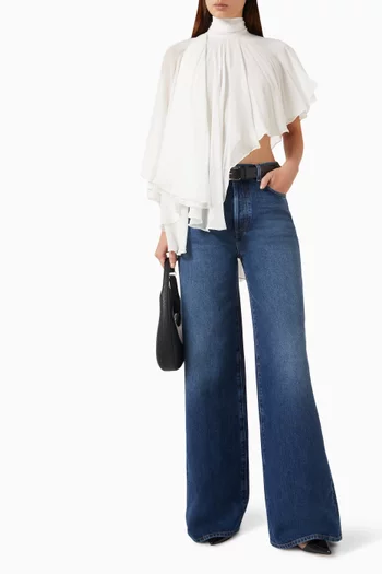 Wide-leg Jeans in Denim