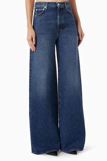 Wide-leg Jeans in Denim