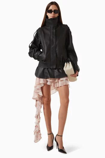Biker Jacket in Leather