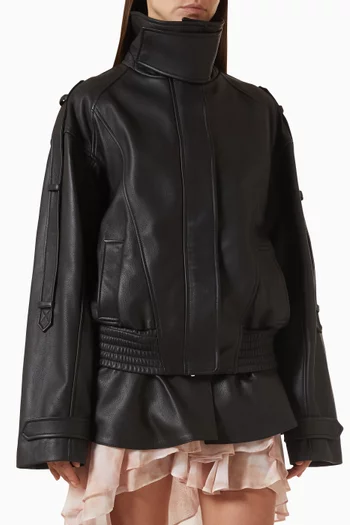 Biker Jacket in Leather