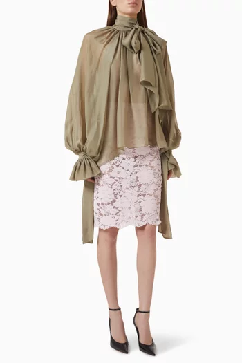 Balloon Top in Silk