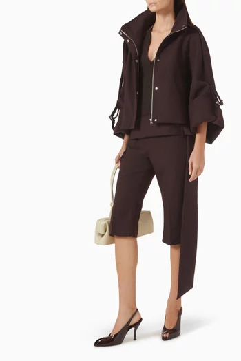 Belted Capri Pants