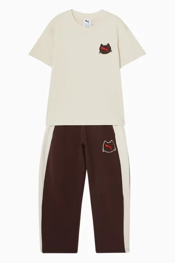 T7 Imaginary Friend Relaxed Sweatpants in Cotton