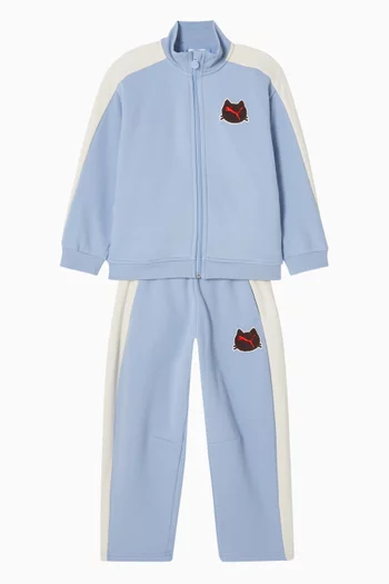 T7 Imaginary Friend Zip-up Jacket in Cotton