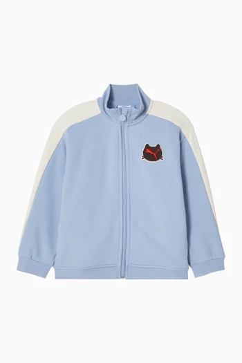 T7 Imaginary Friend Zip-up Jacket in Cotton