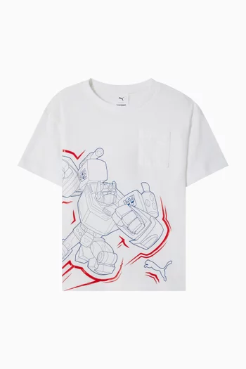x Transformers Graphic T-shirt in Cotton-jersey
