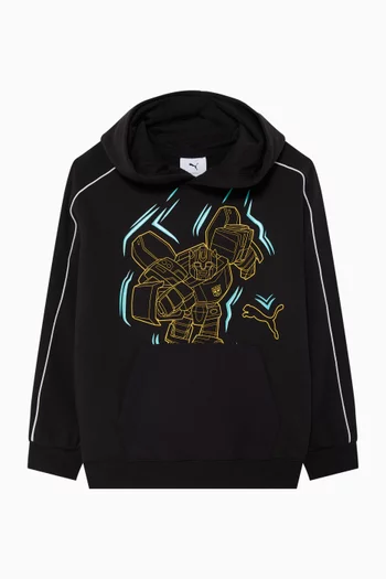 x Transformers T7 Graphic Hoodie in Jersey
