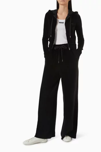 Wide-leg Pants in Chenille