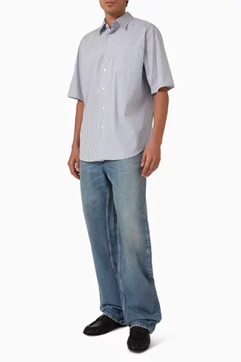 Cassandre Striped Shirt in Cotton-poplin