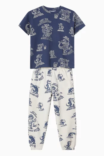 Riley Dino T-shirt in Organic Cotton