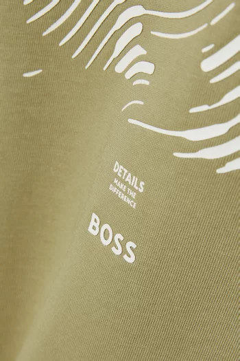 Graphic-print T-shirt in Jersey
