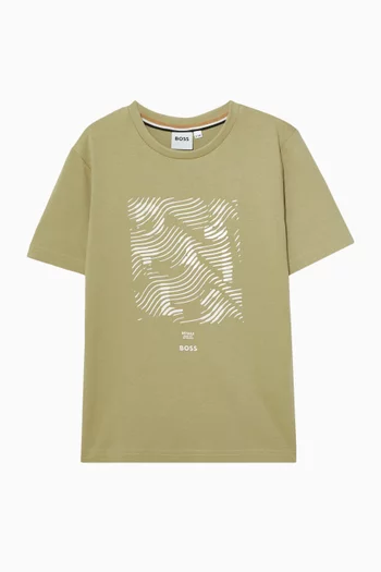 Graphic-print T-shirt in Jersey