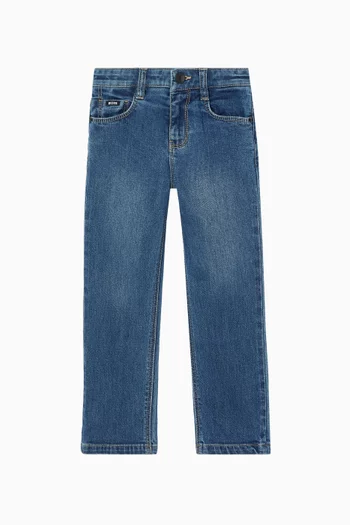 Straight-leg Jeans in Denim